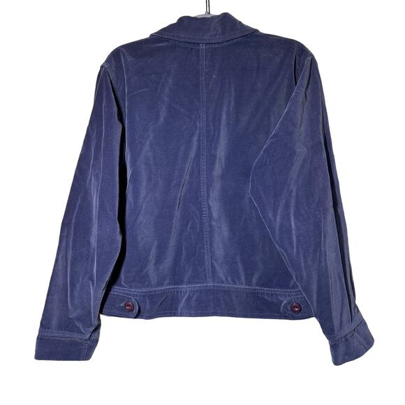 Action Gear Womens Vintage Jacket Size S Velvet Purple Pockets Made in USA 80s - Picture 2 of 9